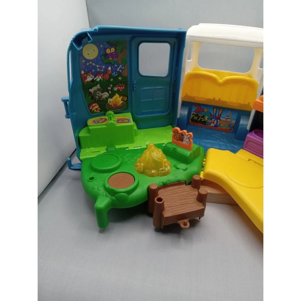 Fisher Price Little People Songs & Sounds Camping Camper Van RV Used FEW BLEMISH